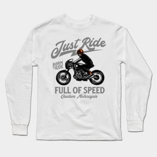 Just Ride Moto Long Sleeve T-Shirt